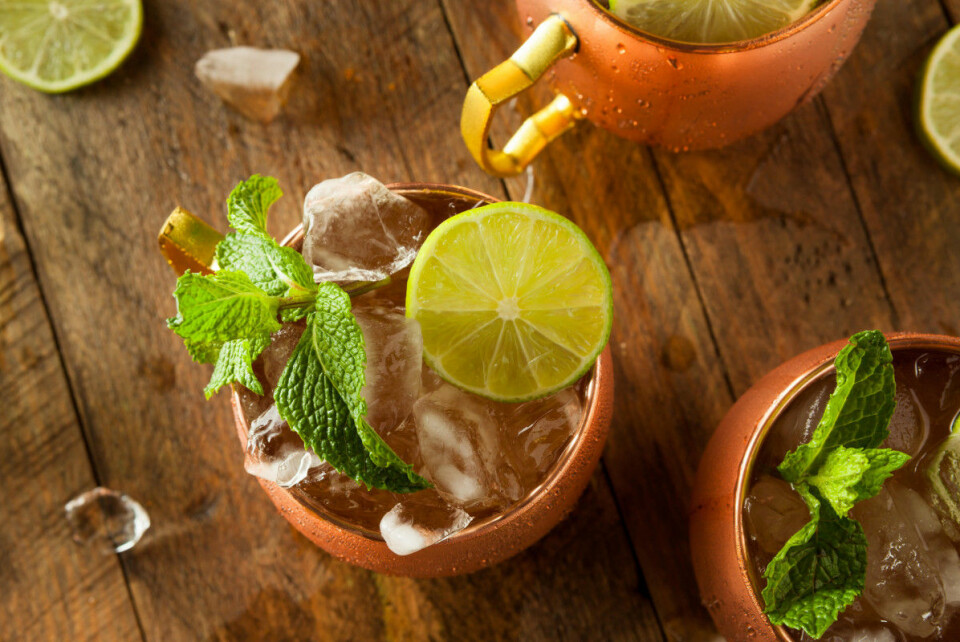Ginger ale, lime och mynta – så gör du en Moscow mule