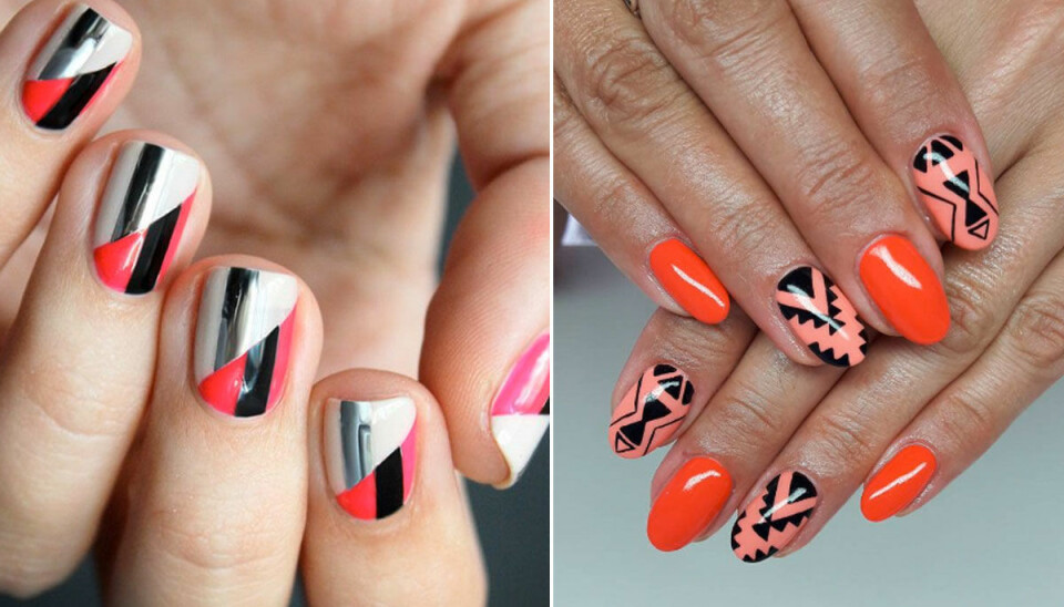 Geometriska mönster – en de hetaste nageltrenderna
