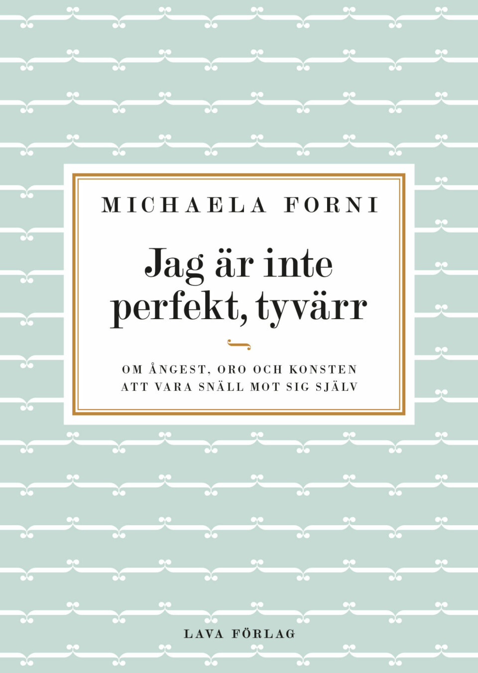 Michaelas nya bok ”Jag är inte perfekt, tyvärr” är en handbok om ångest. Den handlar om hur man hanterar de höga krav som ställs på kvinnor idag. Michaelas nya bok ”Jag är inte perfekt, tyvärr” är en handbok om ångest. Den handlar om hur man hanterar de höga krav som ställs på kvinnor idag.