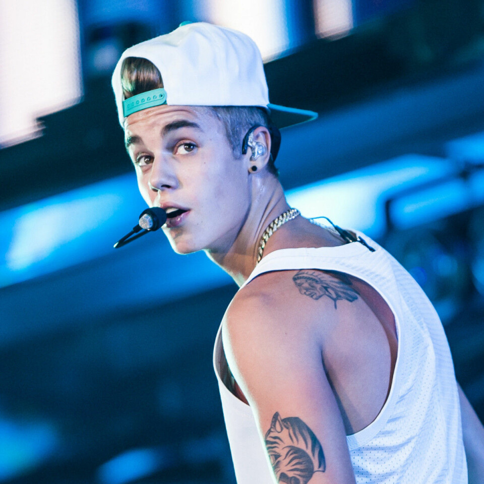 Lite äldre här, på Believe-turnén 2013.