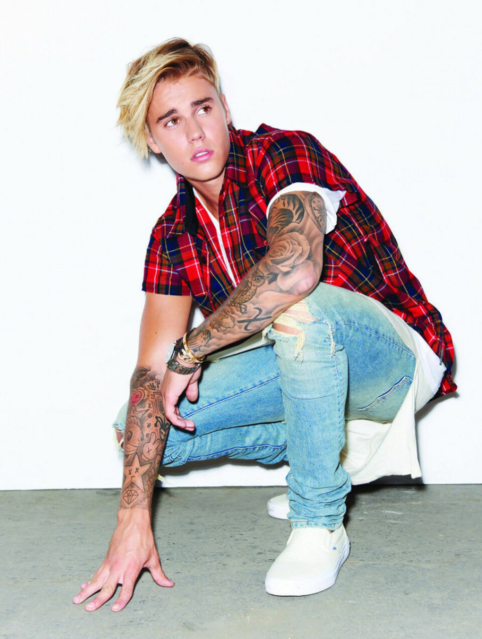 Efter en paus från musiken (men med en hel del andra incidenter...) gjorde Justin comeback 2015.