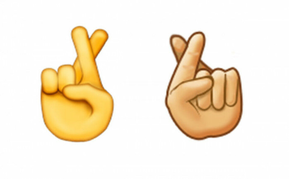 Iphones emoji till vänster och Samsungs till höger. Iphones emoji till vänster och Samsungs till höger.