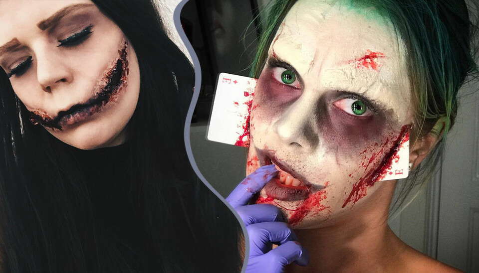 Är det här Sveriges läskigaste Halloween-sminkningar?