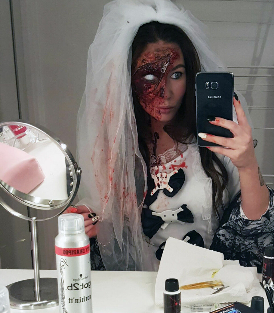 Är det här Sveriges läskigaste Halloween-sminkningar?