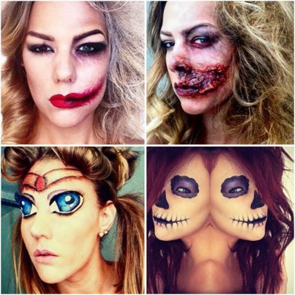 Är det här Sveriges läskigaste Halloween-sminkningar?