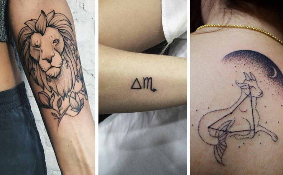 Klicka vidare i bildspelet för att se tatueringar för alla stjärntecken!