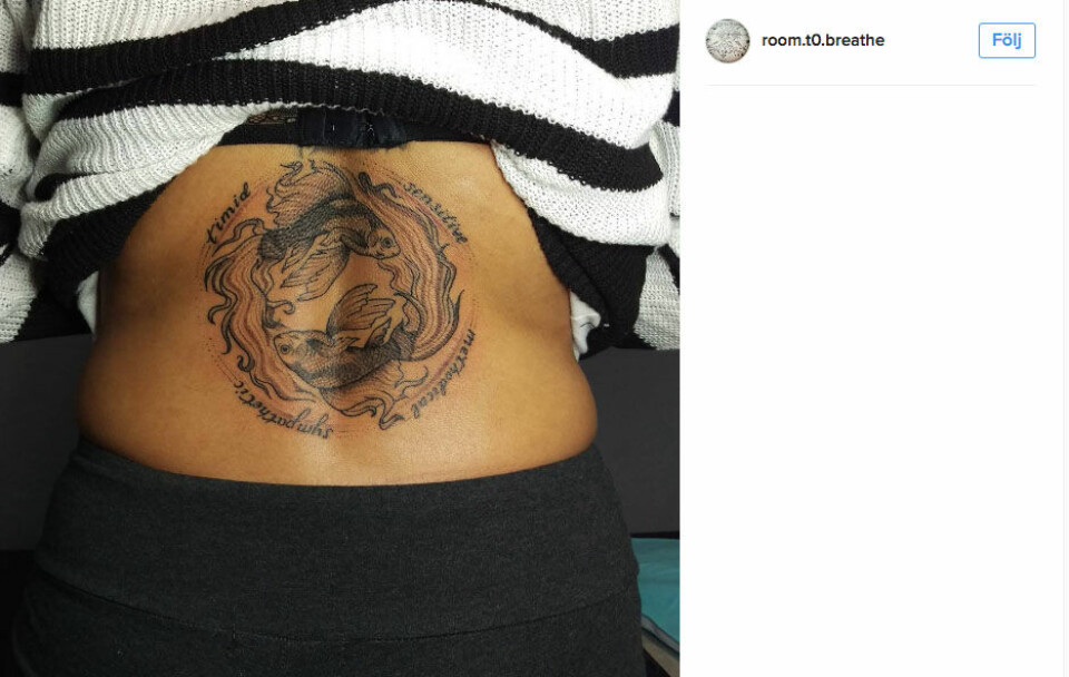 Fiskarna. Foto: @room.t0.breathe