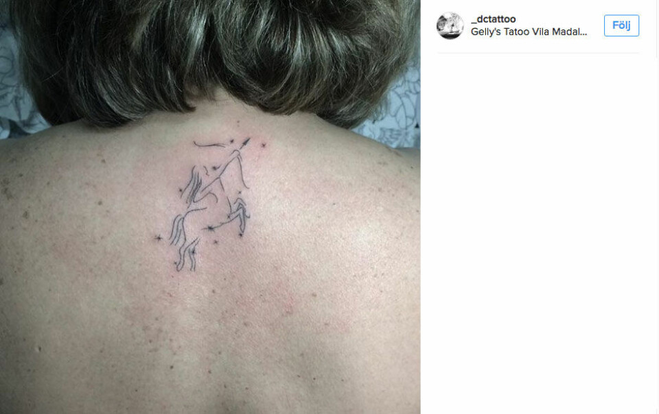 Skytten. Foto: @ _dctattoo