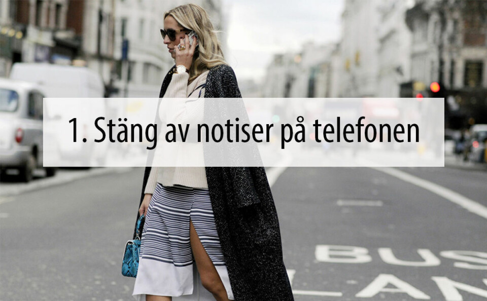 Din mobil förenklar livet för dig varje dag. Men den tar också väldigt mycket av din tid. Notiserna drar ständigt din uppmärksamhet till mobilen och i det långa loppet leder det till fler onödiga timmar framför skärmen – när du egentligen hade kunnat göra annat för att boosta karriären.