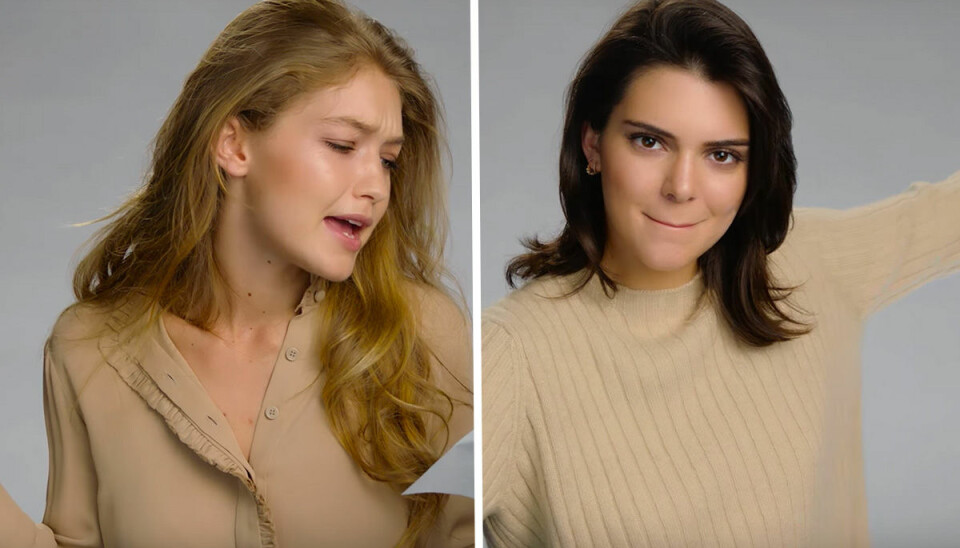 Gigi och Kendall tolkar Justin Biebers 'Baby' – och det är så roligt!