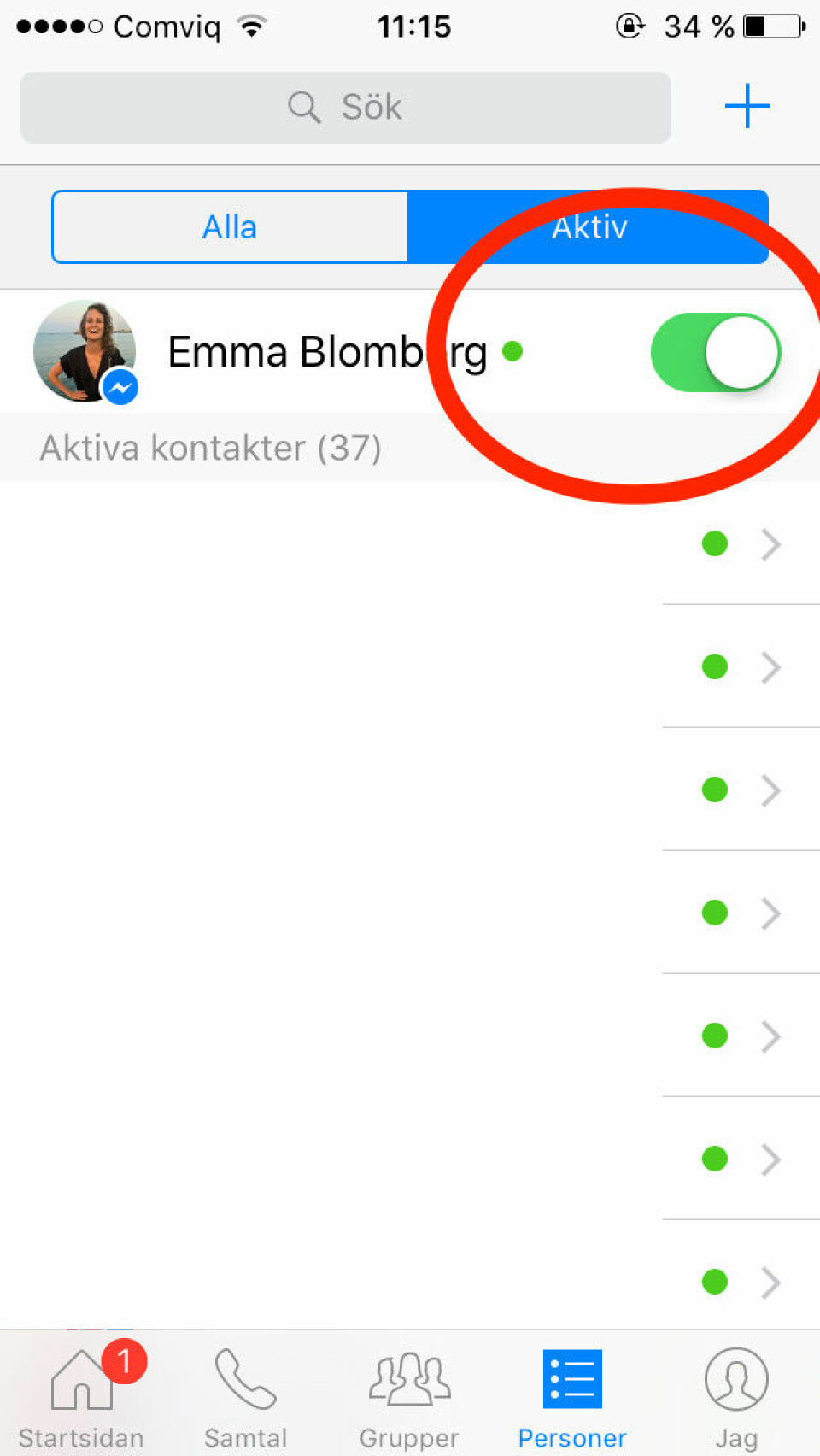 Så döljer du att du är online på Facebook Messenger