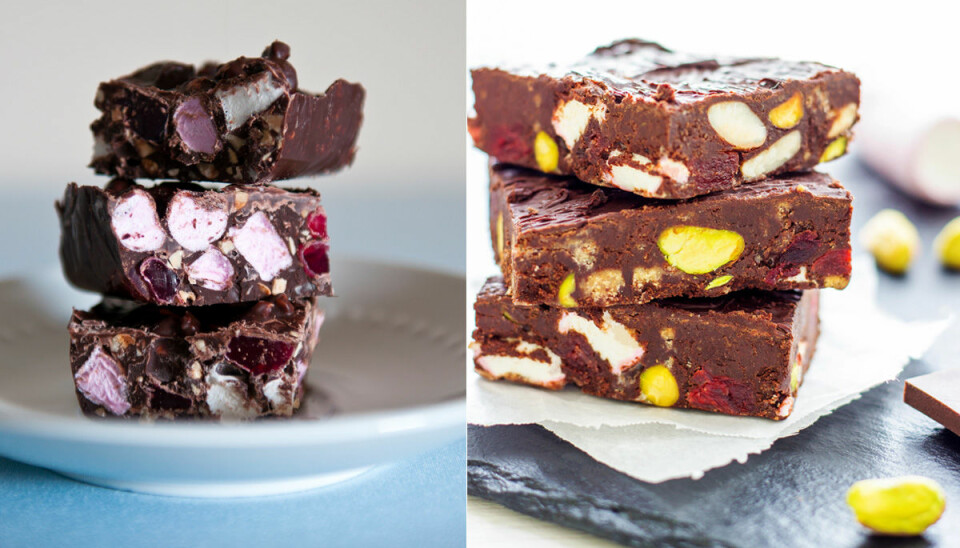 Julgodis till adventsfikat: Rocky road