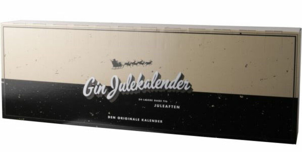 5 adventskalendrar med vin, bubbel, öl och gin bakom luckorna