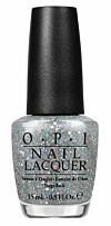 Ett nagellack med b&aring;de stora och sm&aring; glitterflagor f&ouml;r att skapa djup, fr&aring;n OPI.