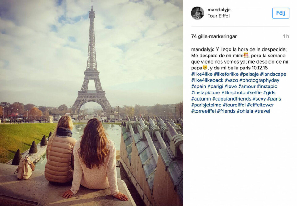 Eiffeltornet @mandalyjc