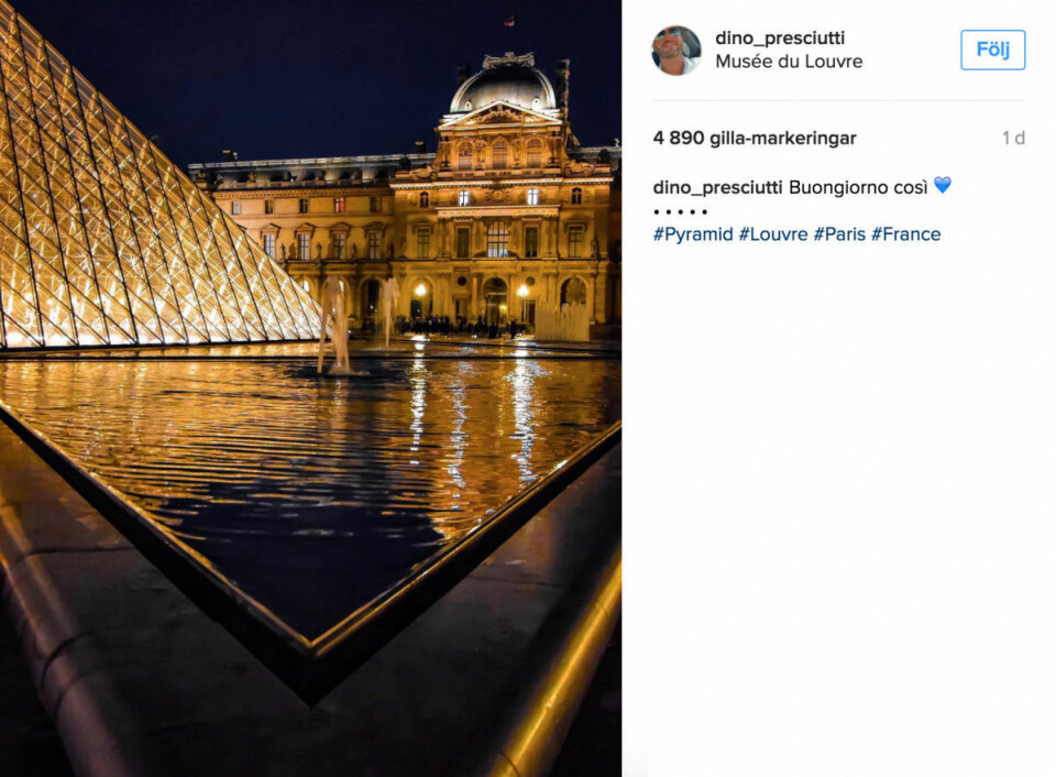 Louvren i Paris. @dino_presciutti