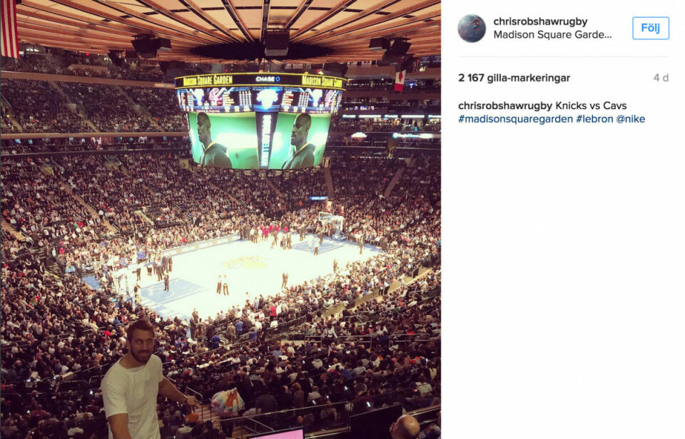 Madison Square Garden. @chrisrobshawrugby