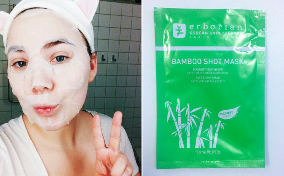 Elsa testar Erborian Bamboo Shot Mask. Elsa testar Erborian Bamboo Shot Mask.