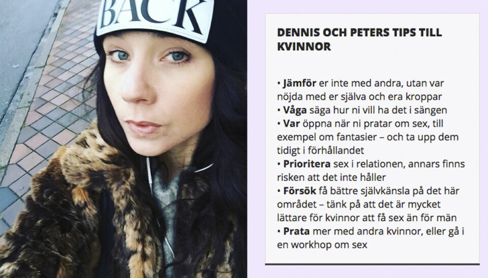 Josefins svar på männens sextips: 'Kvinnor lever inte för att behaga män'