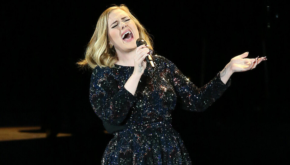 Adele bar regnbågsflagga på konserten – så viktigt statement