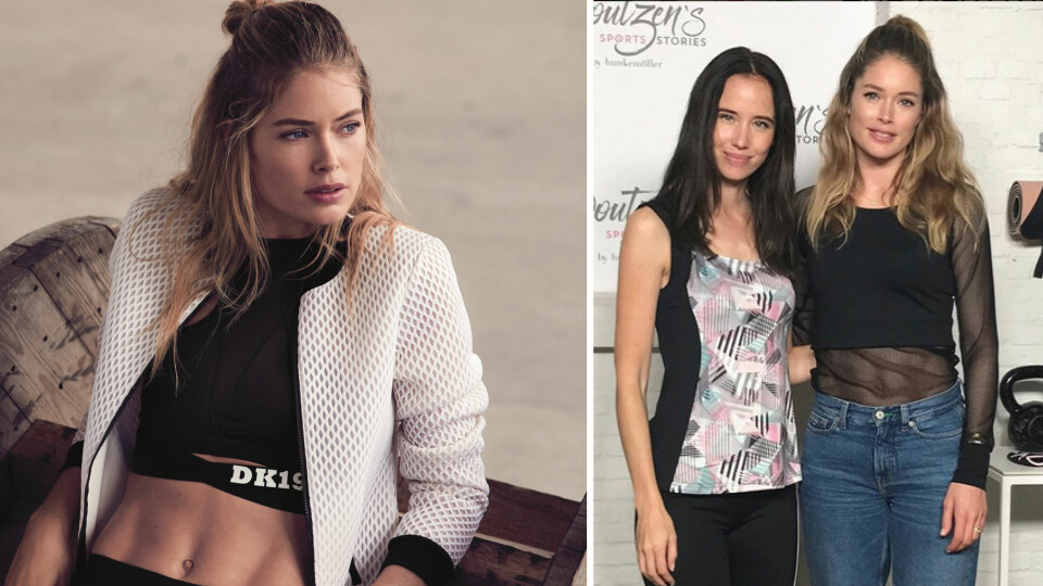 Doutzen Kroes och Baaams chefredaktör Karin Nordin. Doutzen Kroes och Baaams chefredaktör Karin Nordin.