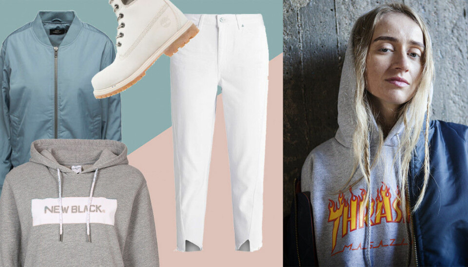 Kängor, hoodie och skinn – baxa stilen från Silvana Imam