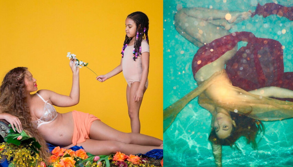 Se alla bilder från Beyoncés annorlunda gravidplåtning