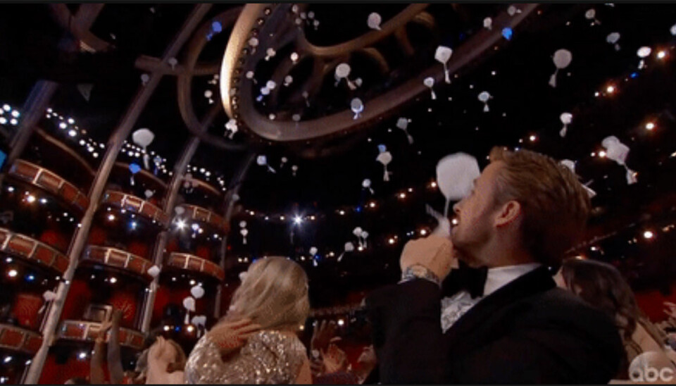 Det här ögonblicket från Oscarsgalan påminner oss om The Hunger Games