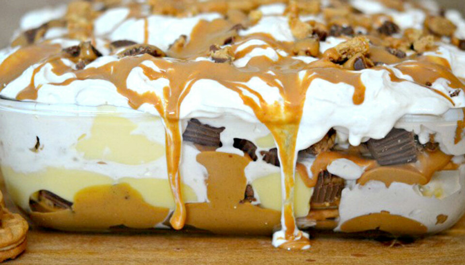 Den här ”lasagnen” med jordnötssmör och grädde KAN vara världens galnaste dessert