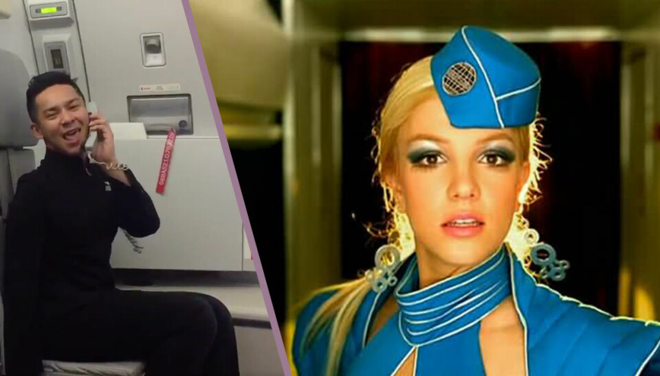 Den här flygvärdinnan återskapar Britney Spears 'Toxic' – och han är helt fantastisk