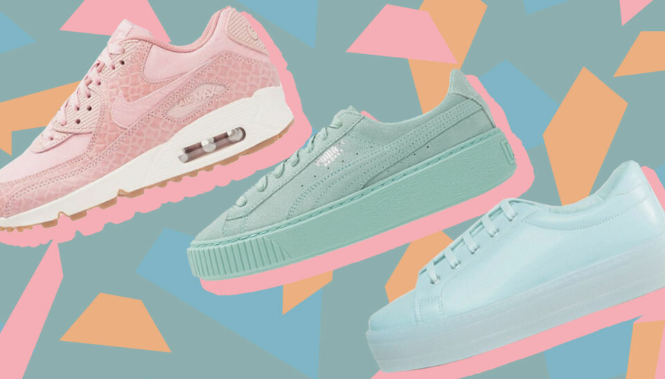 Pastellfärger är livet – 21 sneakers att inviga våren i