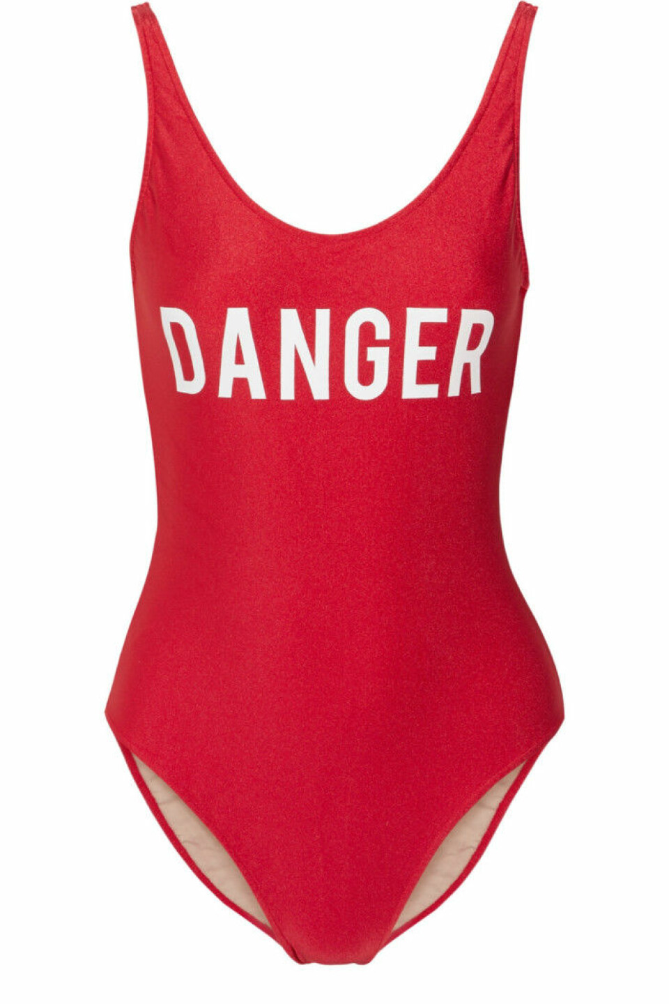 Röd Baywatch-inspirerad baddräkt är modevärldens måste i sommar