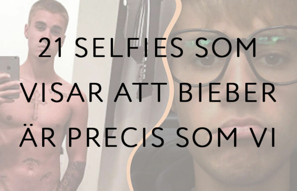 Klicka dig vidare i bildspelet för att se alla åh-så-naturliga selfies.