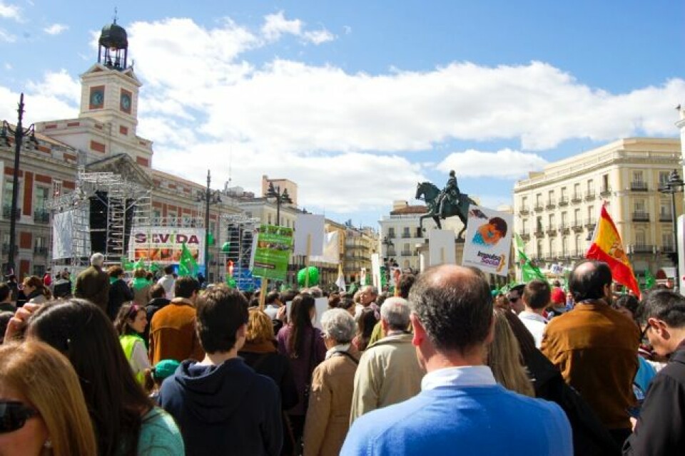 Nathalie Mark: Jag var på abortdemonstration i Spanien – och såg vad som kan hända