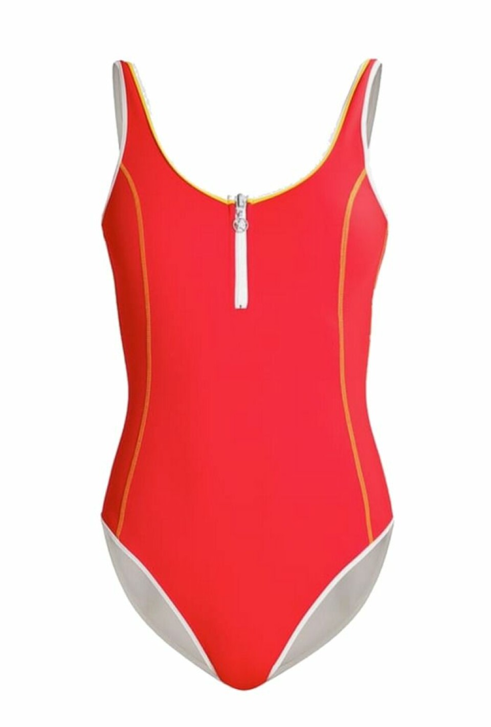 Röd Baywatch-inspirerad baddräkt är modevärldens måste i sommar