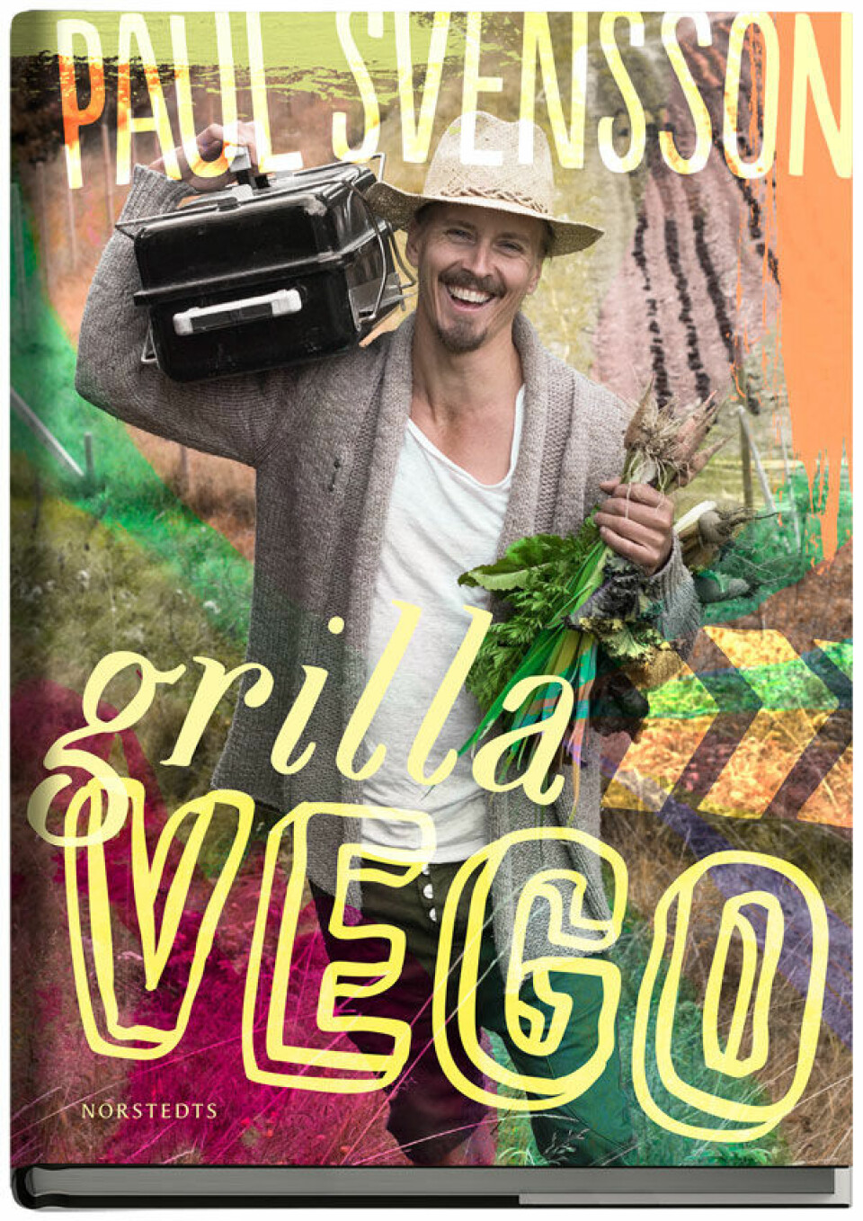 Grilla vego i sommar med zucchini, kantareller och mango