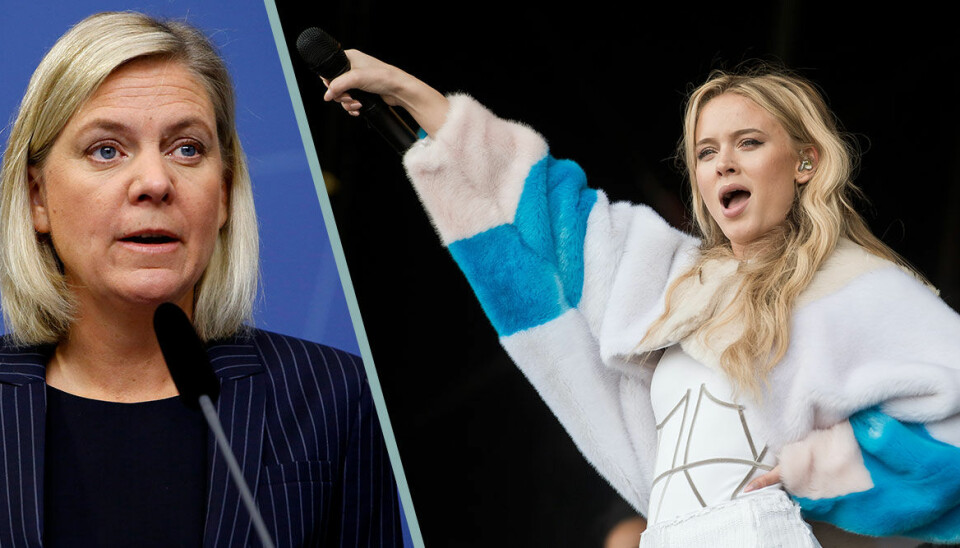 Finansministern till Zara Larsson: Du borde bli partiledare