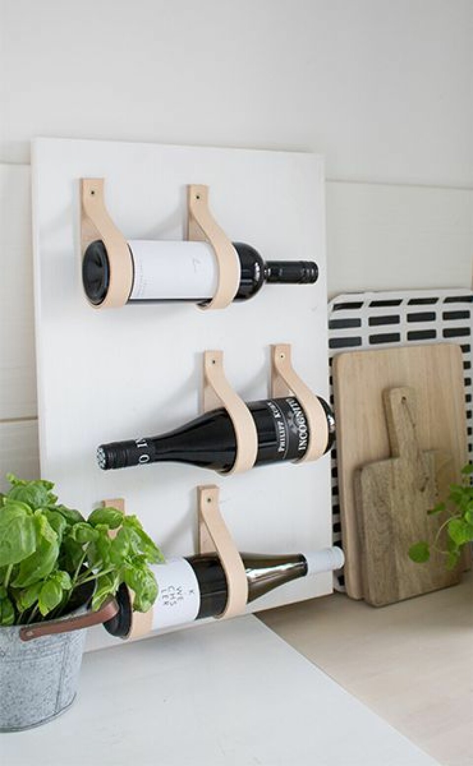 Praktiskt och snygg vinhållare. Foto: itsprettynice.com