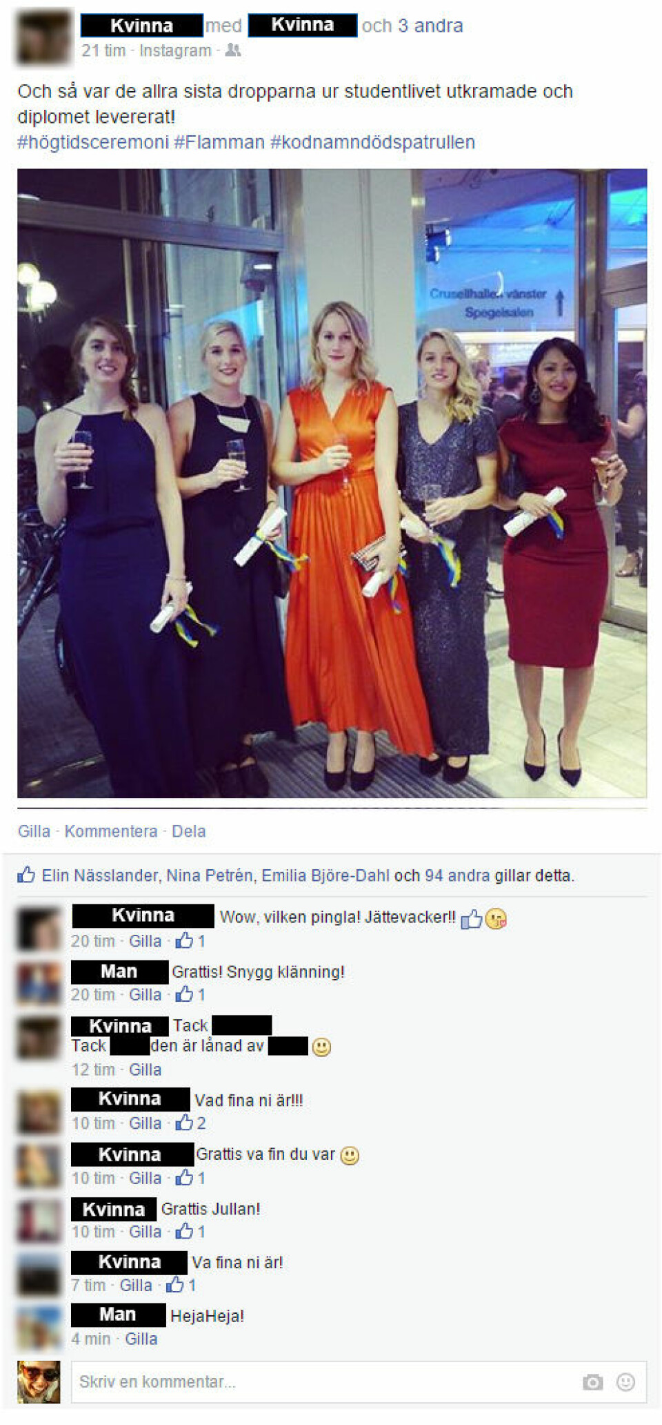 Fel fokus! Hannas blogg visar hur kvinnor objektifierar kvinnor i sociala medier