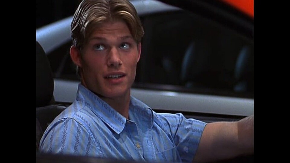 Då: Chris Carmack som Luke Ward.