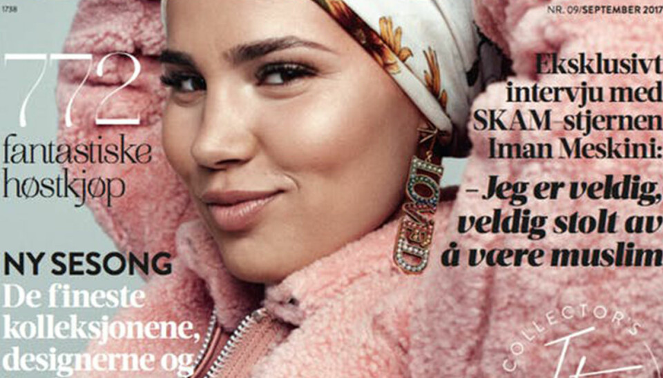 Skam-stjärnan blir första omslagskvinnan med hijab på Norges största modemagasin