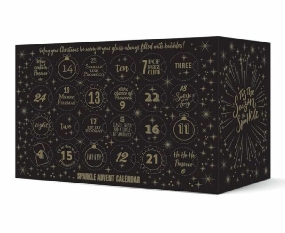 Glöm chokladen! Årets bästa nyhet är en julkalender – med prosecco