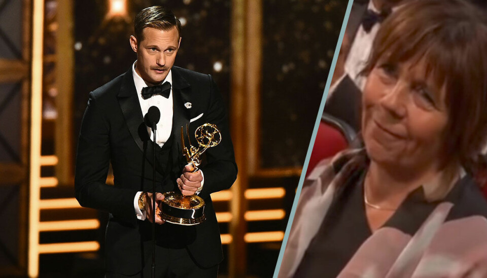 Skarsgård fick sin första Emmy – tackade mamma i talet