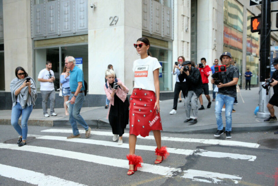 Kolla in den svenska t-shirtens succé på New York Fashion Week
