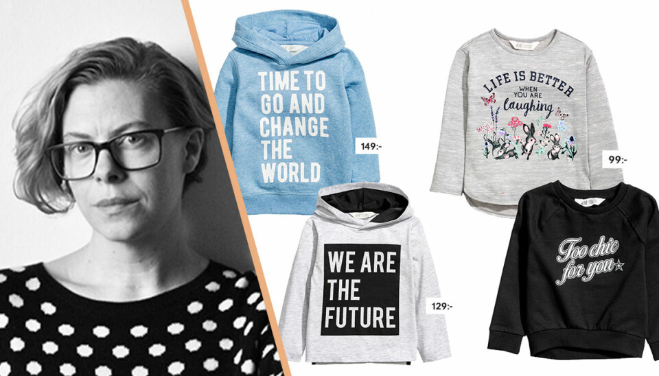 Anna, 37: Hörrni, H&M, varför kan inte tjejer ”create the future”?