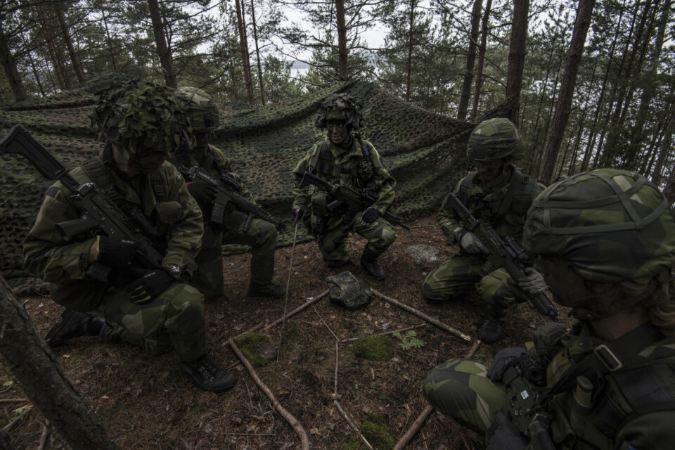 Foto: Mats Nyström/Försvarsmakten Foto: Mats Nyström/Försvarsmakten