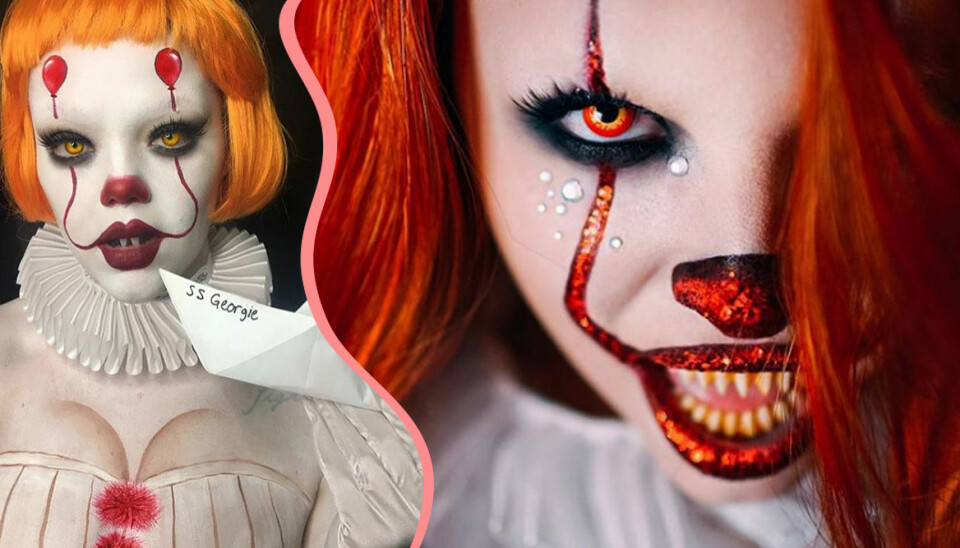 De här kusliga Pennywise-sminkningarna kommer du vilja göra till Halloween