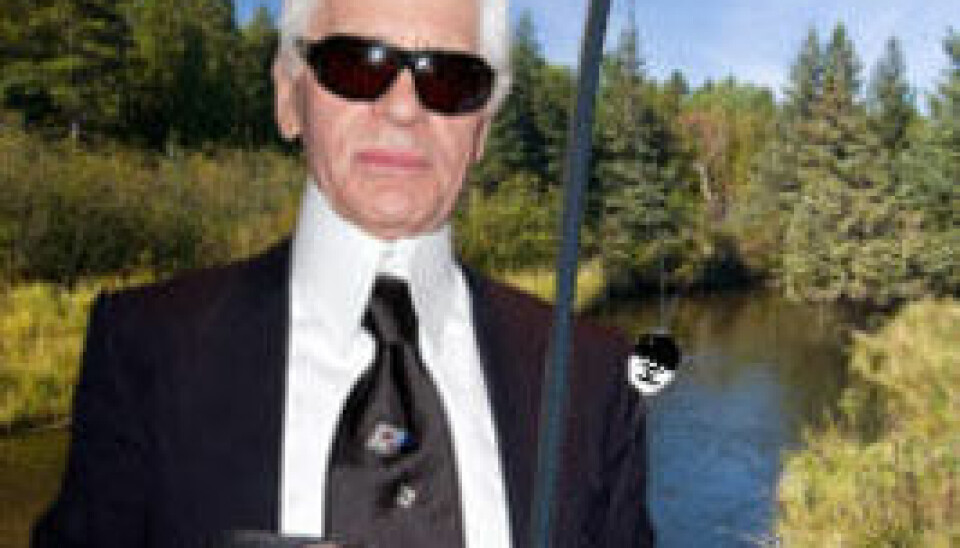 Karl Lagerfeld visar upp sin sportiga sida. Karl Lagerfeld visar upp sin sportiga sida.
