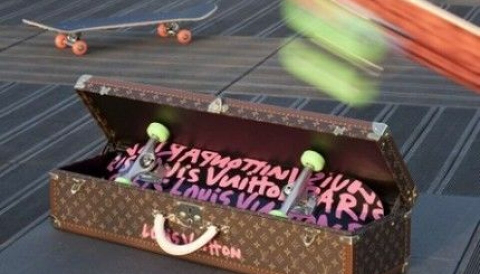 Limiterad skateboard från Louis Vuitton