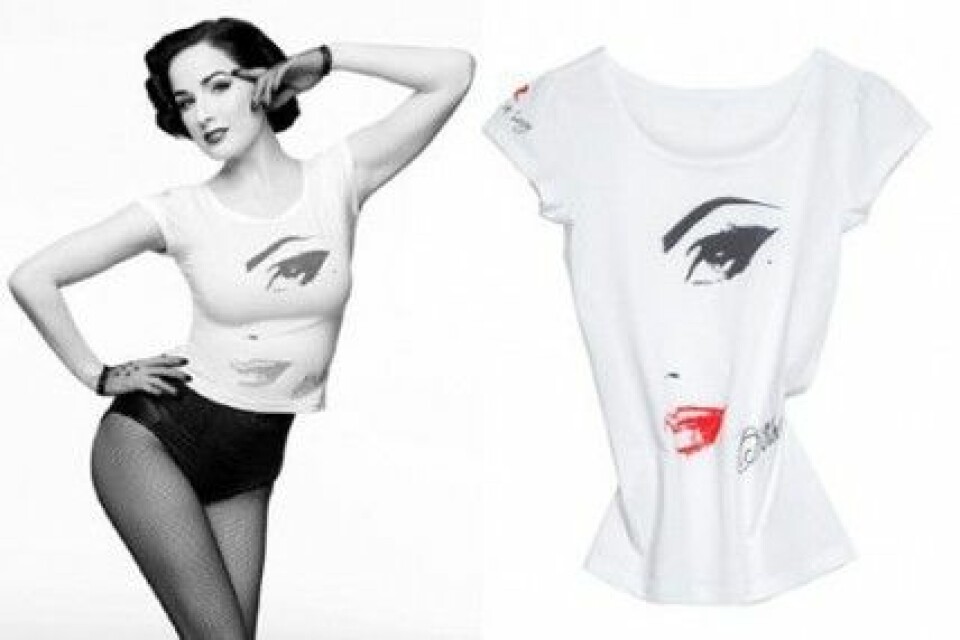 Dita von Teese för H&M och Fashion Against AIDS. Dita von Teese för H&M och Fashion Against AIDS.